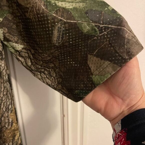 RedHead Mens Camouflage Short Sleeve Hunting Shirt Medium Polyester - Picture 6 of 16